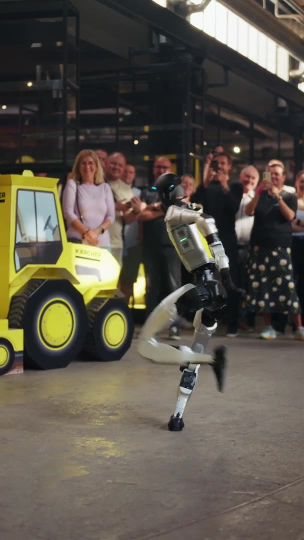 Kärcher × RUDA — pierwsza synchronizowana choreografia robot-człowiek na czeskiej imprezie firmowej